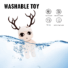 Beige Antlered Anomaly plush with brown antlers - animal hospital game roblox