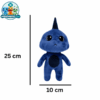 Blue Horned Anomaly blue monster plush toy