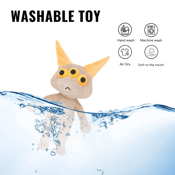 Brown Tree Eye three-eyed plush character toy