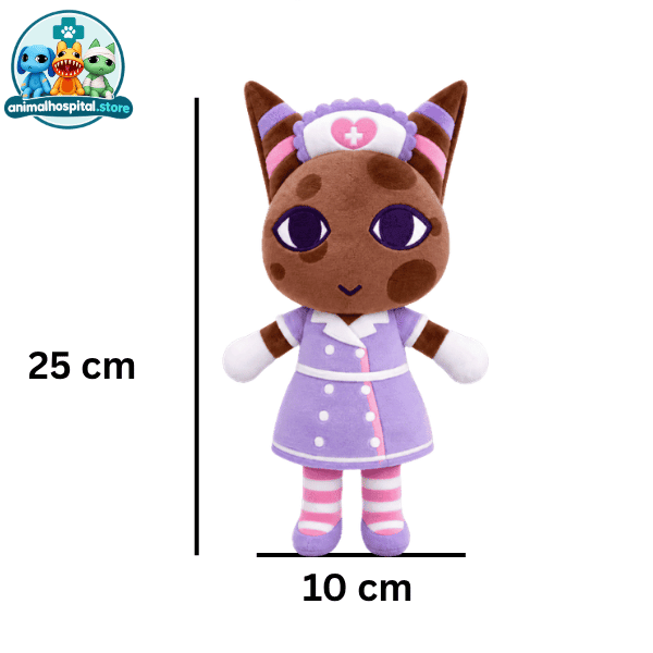 Nurse Plush Type C (2) Nurse Plush Type C brown cat plush in nurse dress
