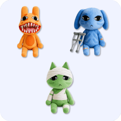 Patient Plush Bundle of three Animal Hospital plushes