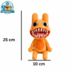 Orange rabbit plush Patient Plush Type B with sharp teeth