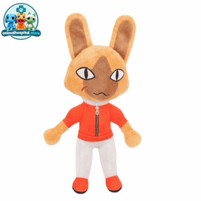 Rascal the orange monkey plush in an orange jacket