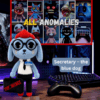 Secretary – the blue dog (3) Secretary plush toy in a red cap with glasses and briefcase