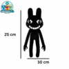 Black colored stalker in animal hospital anomaly game - plush toy - roblox game character