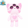 Tiny Anomaly Cupid pink cat plush with three eyes