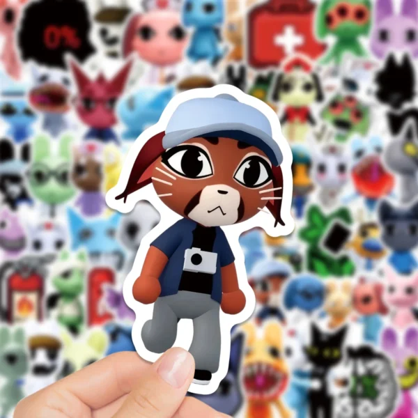 60-piece horror cartoon sticker pack for laptops and phones — Image 3 of 7