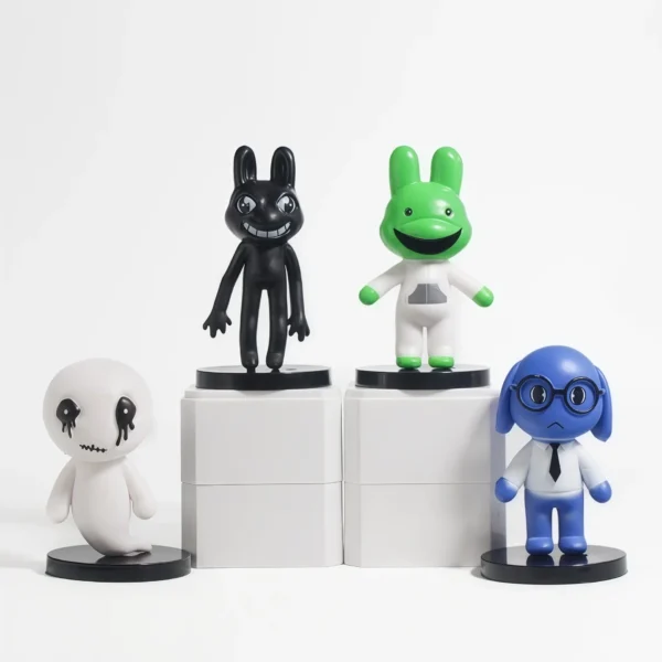 Animal Hospital PVC deer doctor and cat nurse doll set — Image 6 of 9